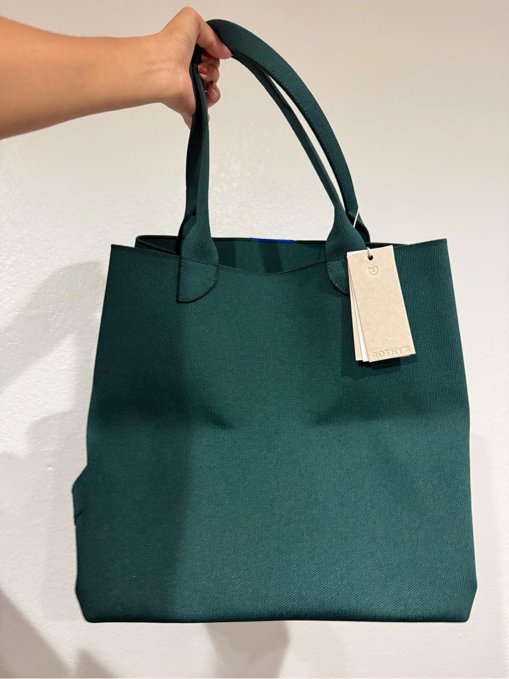 Rothy's RainForest Green Lightweight Tote Bag NWT - Picture 2 of 7